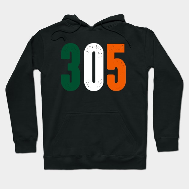 Miami Hurricanes 305 Hoodie by TextTees